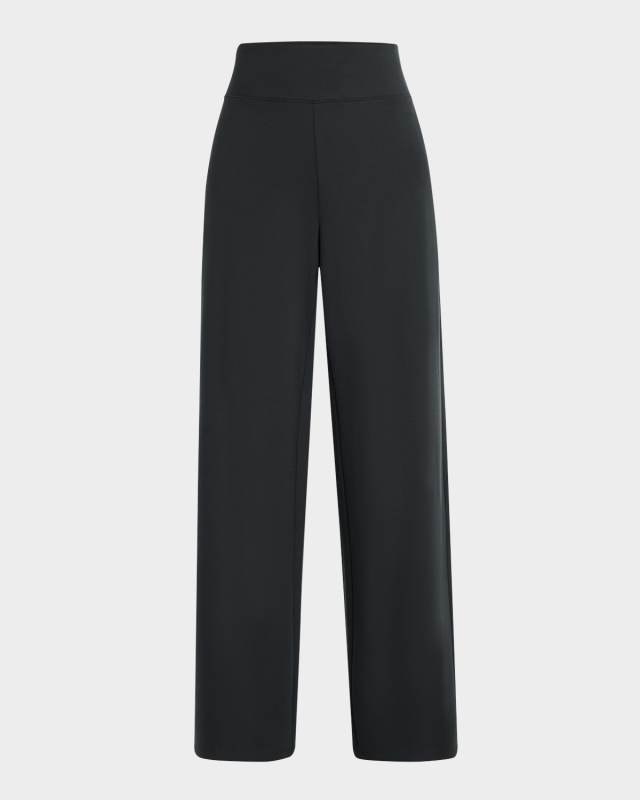 Wide-Leg Flex Ponte Pants